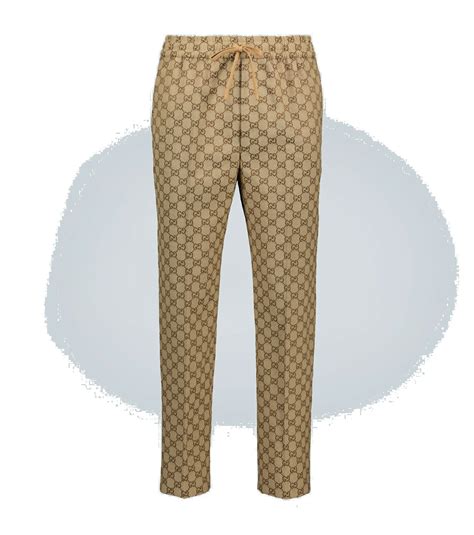 gucci gg jacquard jogging pants replica|gucci sweatpants for men.